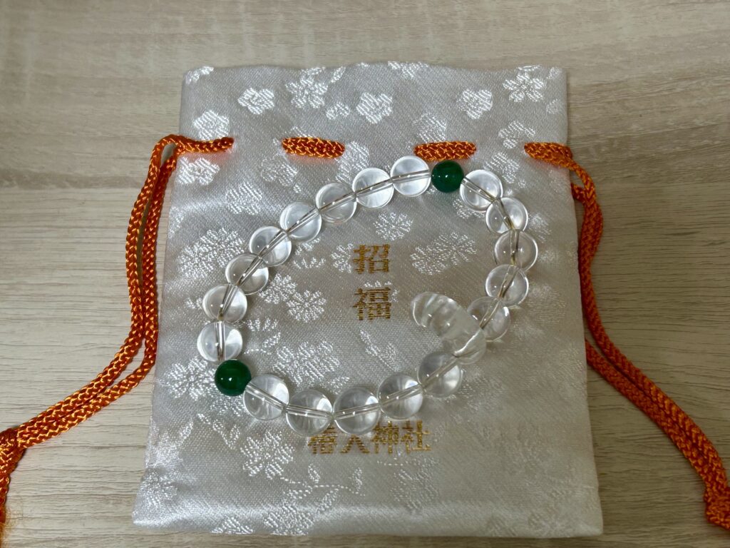 椿大神社のブレスレット守り